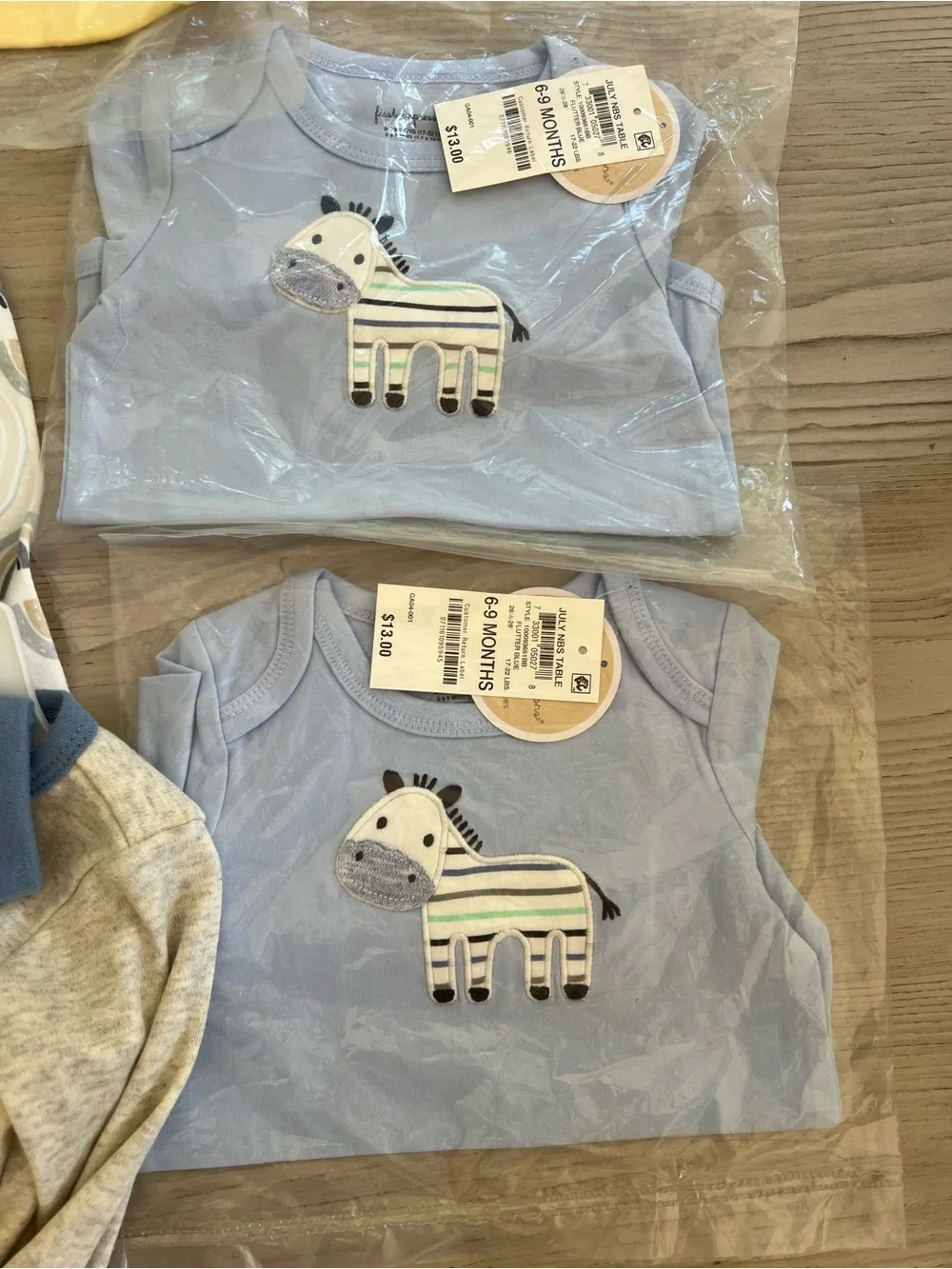 First Impressions Yellow, Blue, Gray Baby One-Piece & Outfit Set